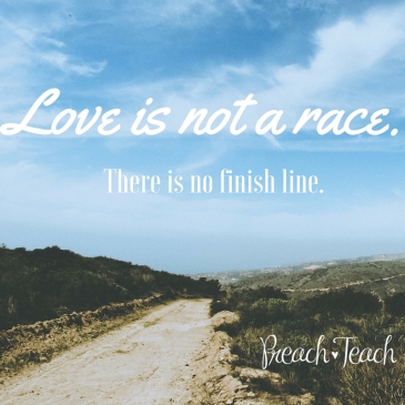 Love is not a race